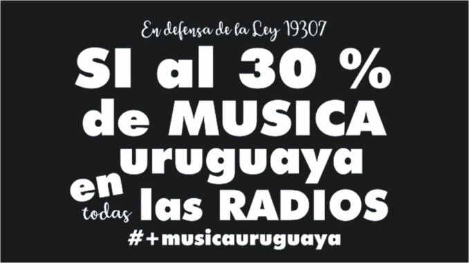 Monica Navarro apoya el 30 % de música uruguaya