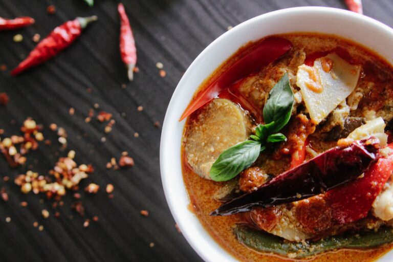 Super-quick fish curry