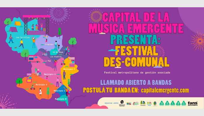 Capital de la Música Emergente 2022 presenta Festival Descomunal