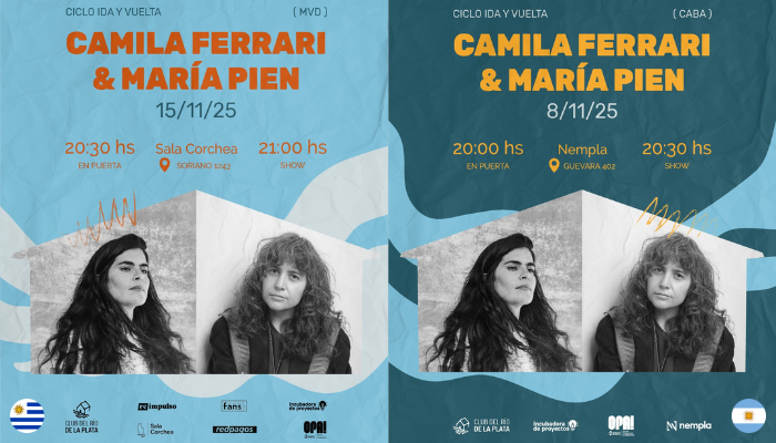 El Club de las Dos Orillas: Club del Río de la Plata estrena su Ciclo Ida y Vuelta con María Pien y Camila Ferrari